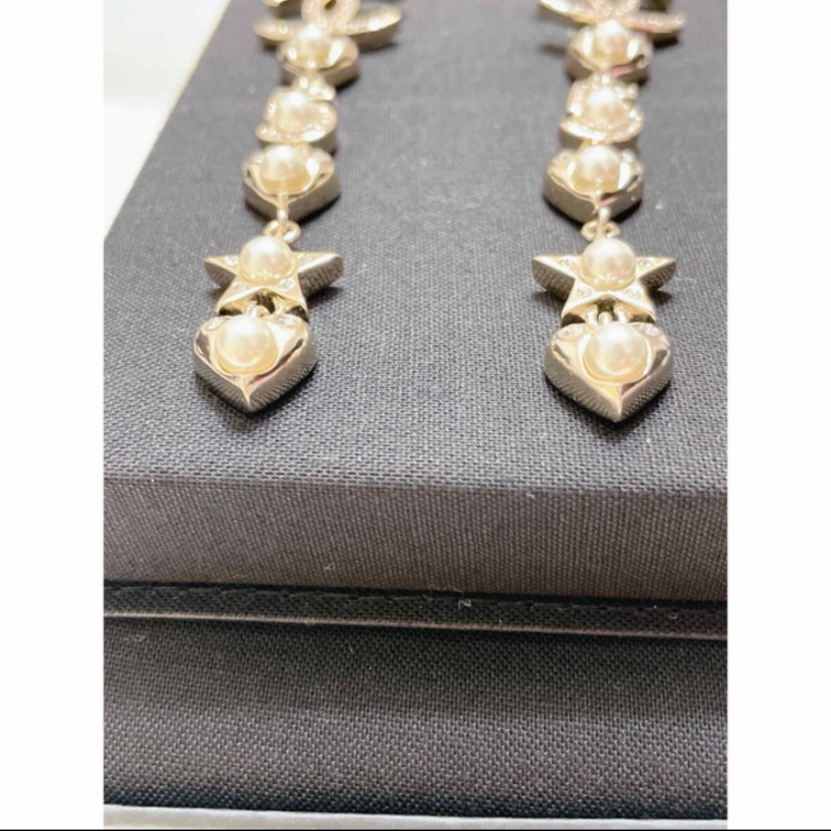 CHANEL シャネル ピアス ゴールド ハート 5 コメット 星 スター CHANEL シャネル ピアス ゴールド ハート 5 コメット 星 スター