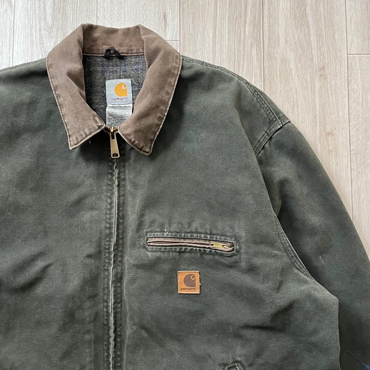 Carhartt USA製 デトロイトジャケット XL モスカラー J97MOS Carhartt USA製 デトロイトジャケット XL モスカラー J97MOS