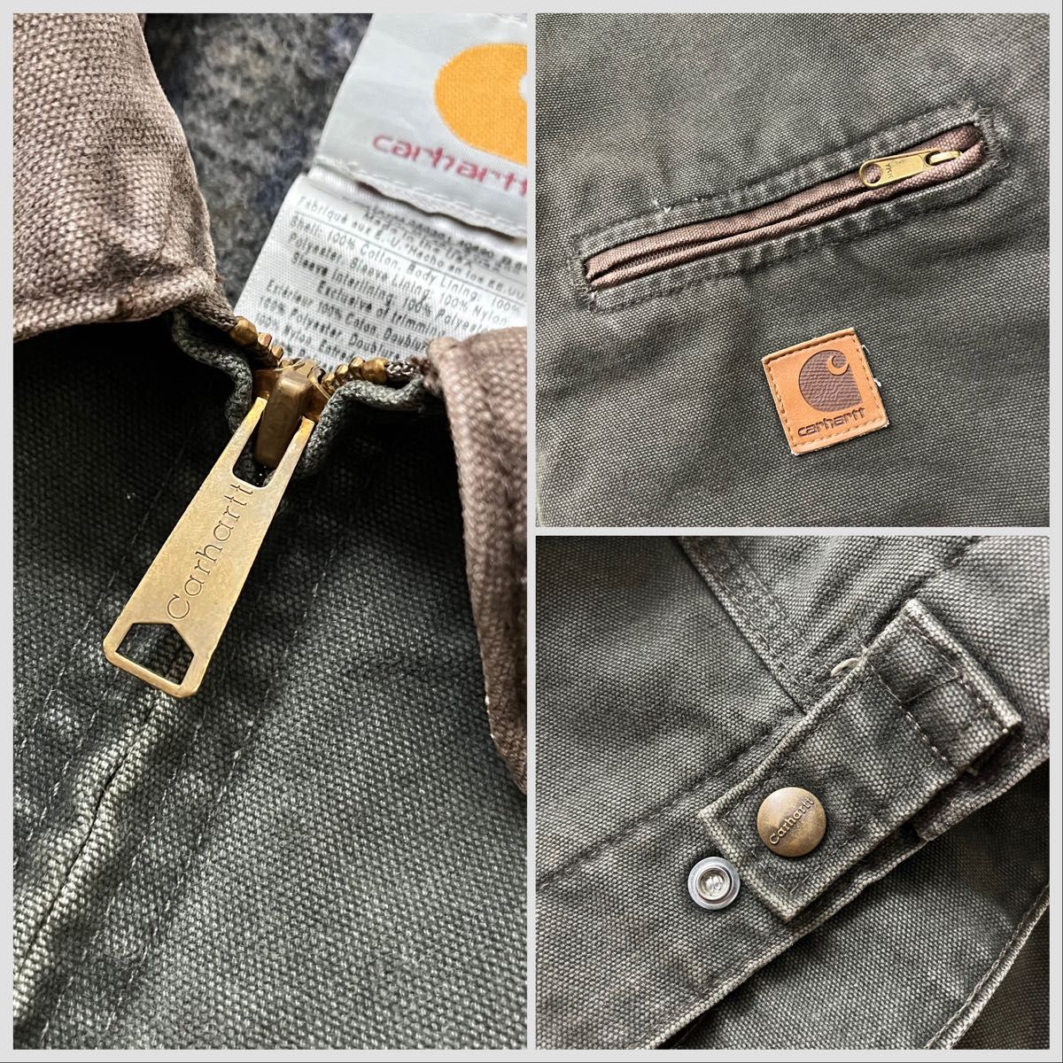 Carhartt USA製 デトロイトジャケット XL モスカラー J97MOS Carhartt USA製 デトロイトジャケット XL モスカラー J97MOS