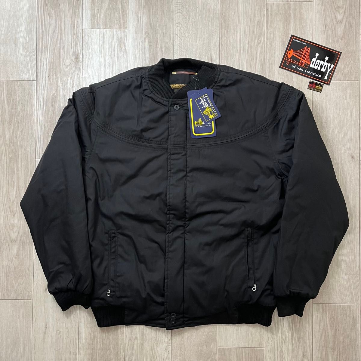 新品 XL Derby Of San Francisco ダービージャケット ブラック 新品 XL Derby Of San Francisco ダービージャケット ブラック