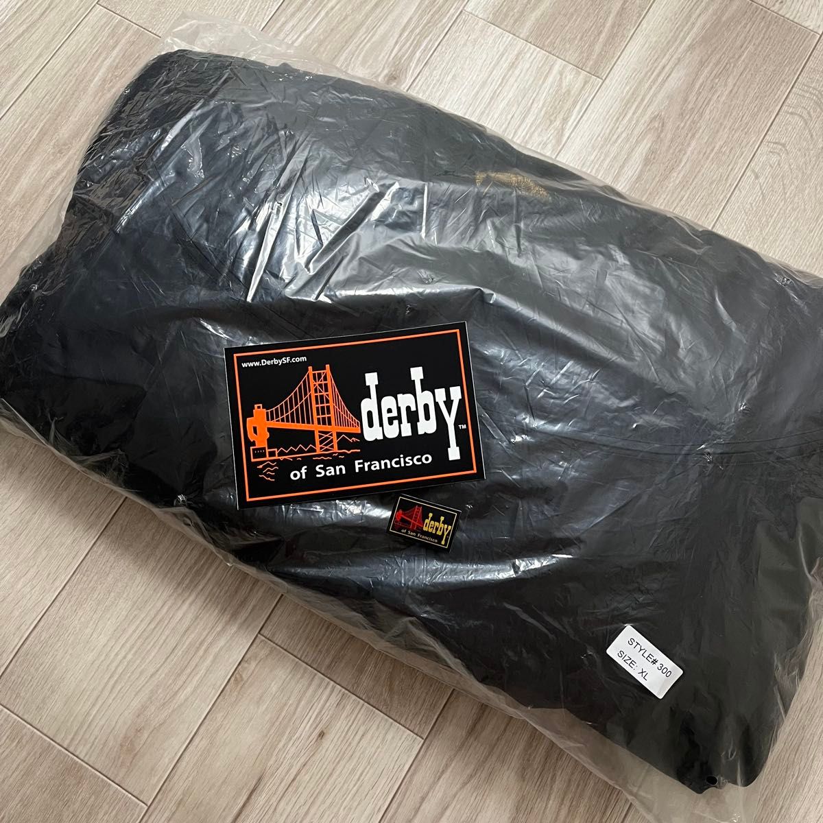 新品 XL Derby Of San Francisco ダービージャケット ブラック 新品 XL Derby Of San Francisco ダービージャケット ブラック