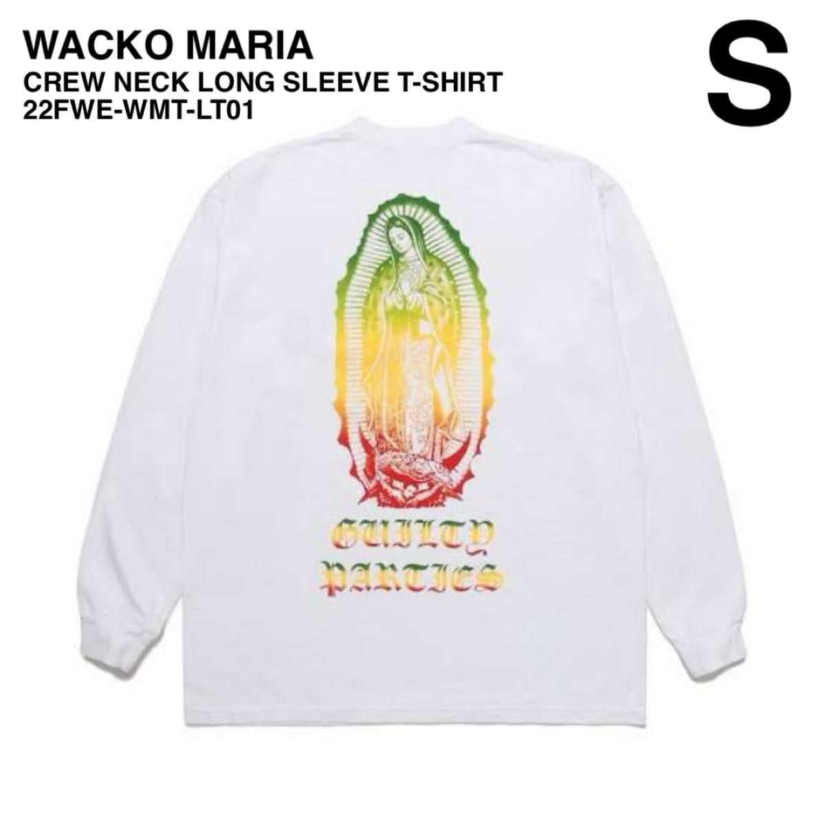 WACKO MARIA ワコマリア マリア ロゴ 長袖 Tシャツ 22FWE-WMT WACKO MARIA ワコマリア マリア ロゴ 長袖 Tシャツ 22FWE-WMT