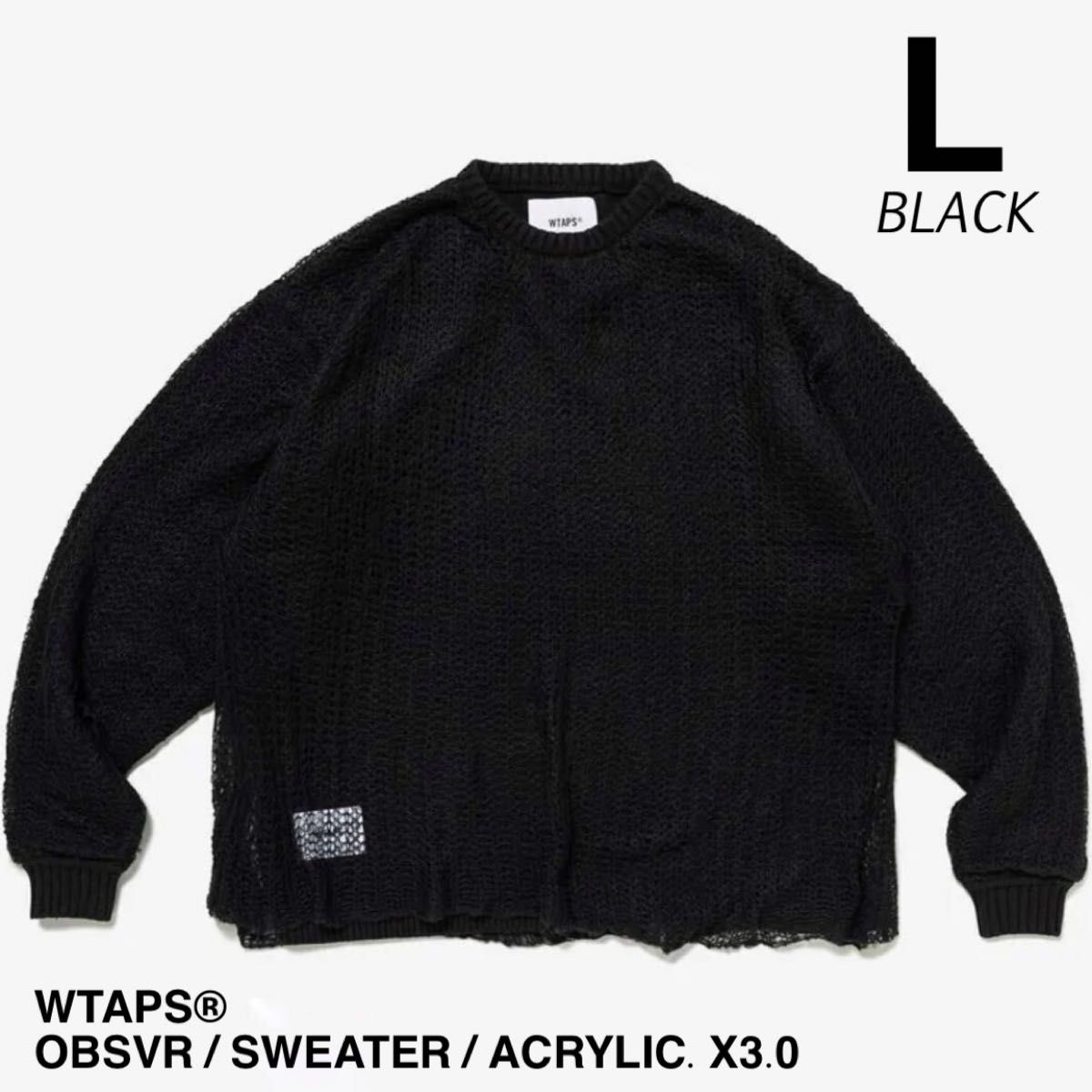 WTAPS OBSVR / SWEATER / ACRYLIC X3 0 232MADT-KNM02 ニット WTAPS OBSVR / SWEATER / ACRYLIC X3 0 232MADT-KNM02 ニット
