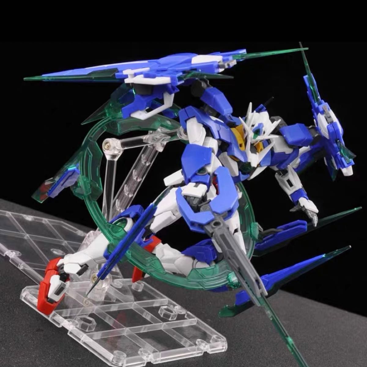 BANDAI - RGダブルオークアンタフルセイバー未組立・水転写デカールセット RG ダブルオー クアンタ フルセイバー用蛍光水転写式デカールの