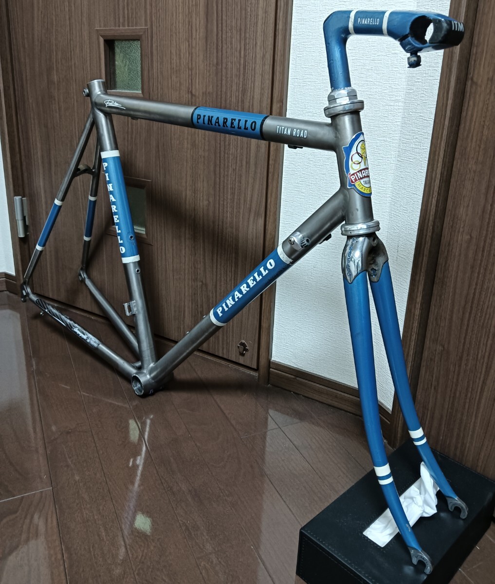 ピナレロ PINARELLO チタン ロード Titan road フレーム レア ピナレロ PINARELLO チタン ロード Titan road フレーム レア
