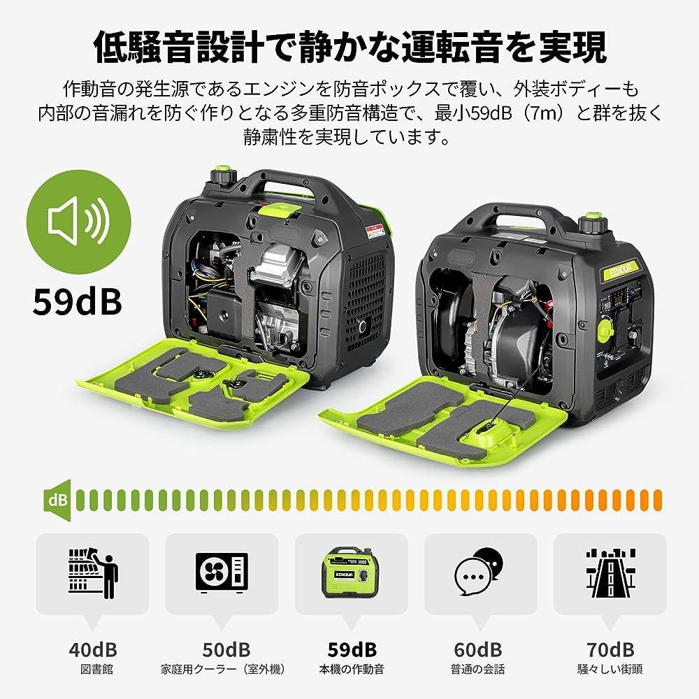 インバーター発電機 出力3 0kVA 防災製品等推奨品 正弦波 防音型 インバーター発電機 出力3 0kVA 防災製品等推奨品 正弦波 防音型