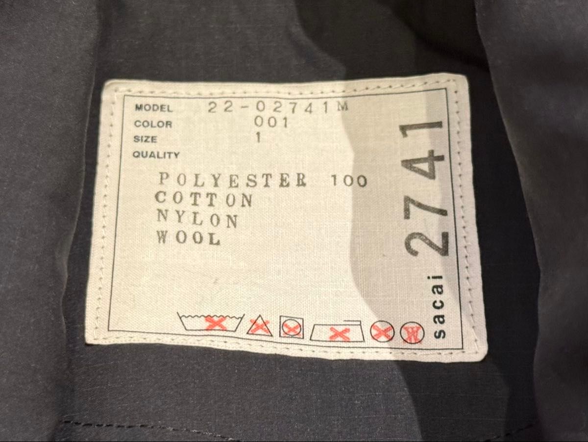Sacai 2022SS リップストップ ジャケットsize 1美品|Yahoo Sacai 2022SS リップストップ ジャケットsize 1美品|Yahoo