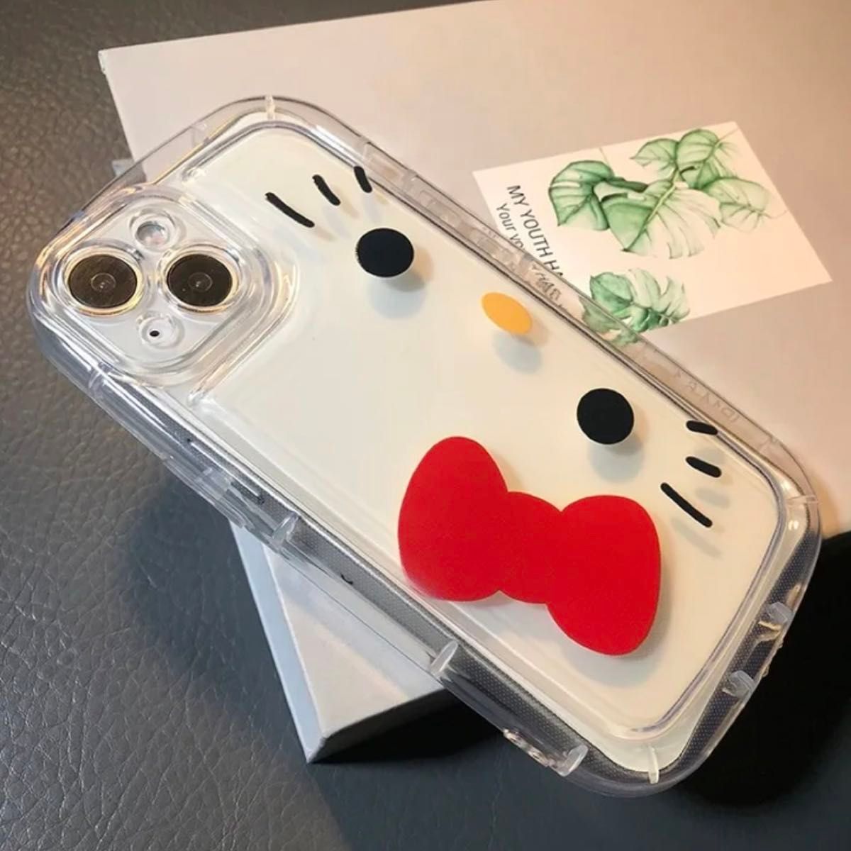 24時間以内発送】iPhone13クリアスマホケース キティちゃん 24時間以内発送】iPhone13クリアスマホケース キティちゃん