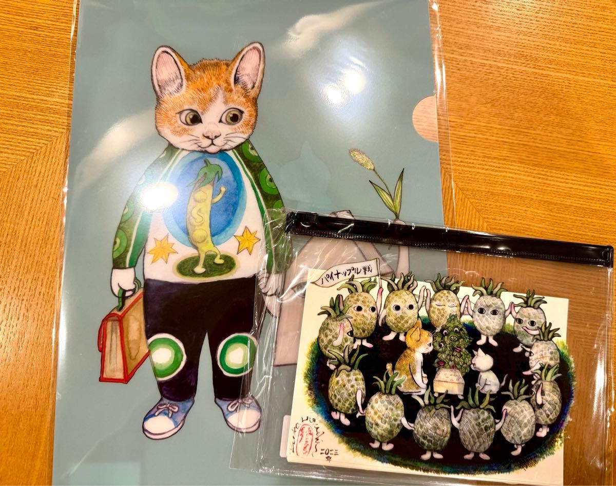 新将棋会館 棋の音× ヒグチユウコさん A4クリアファイル ポスト 新将棋会館 棋の音× ヒグチユウコさん A4クリアファイル ポスト