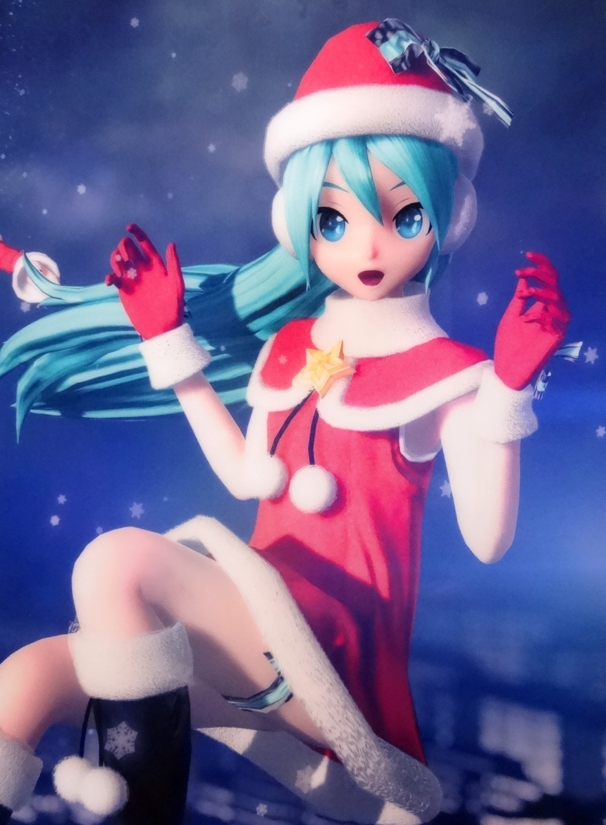 ◆ ボーカロイド 初音ミク クリスマス サンタクロース クリアファイル イラスト ◆_画像3