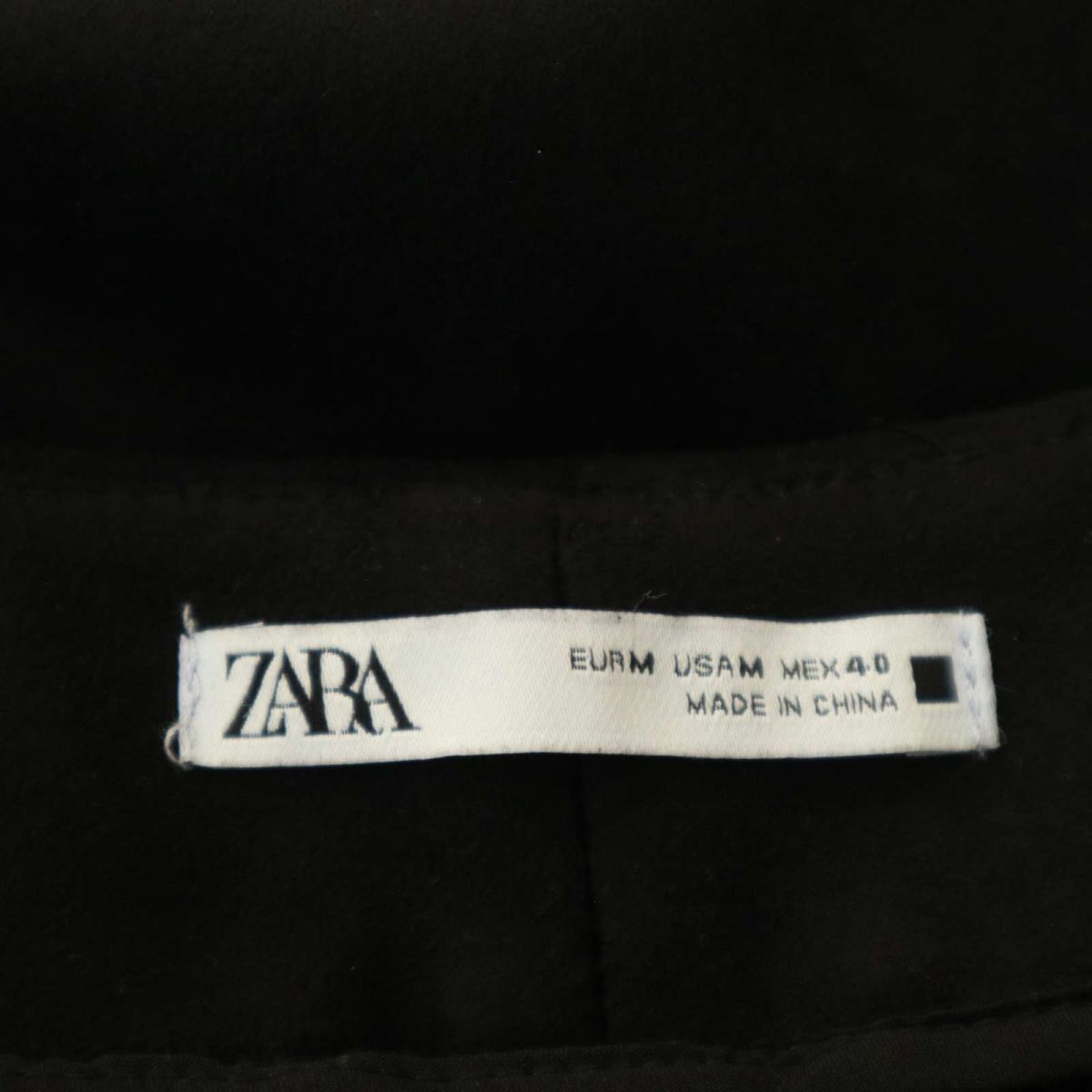 ZARA The лама n действующий бирка * осень-зима поддельный замша кожа no color кардиган Sz.M мужской чёрный A4T10888_A#N