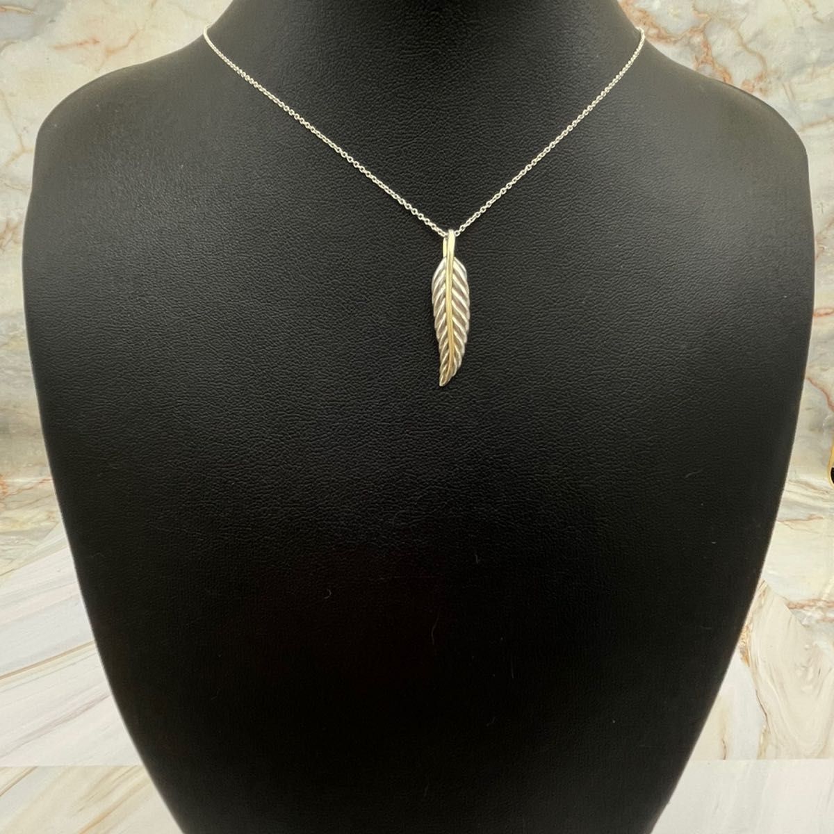 TIFFANY & CO ティファニー フェザー 羽 AG925 K18 750 YGコンビ TIFFANY & CO ティファニー フェザー 羽 AG925 K18 750 YGコンビ