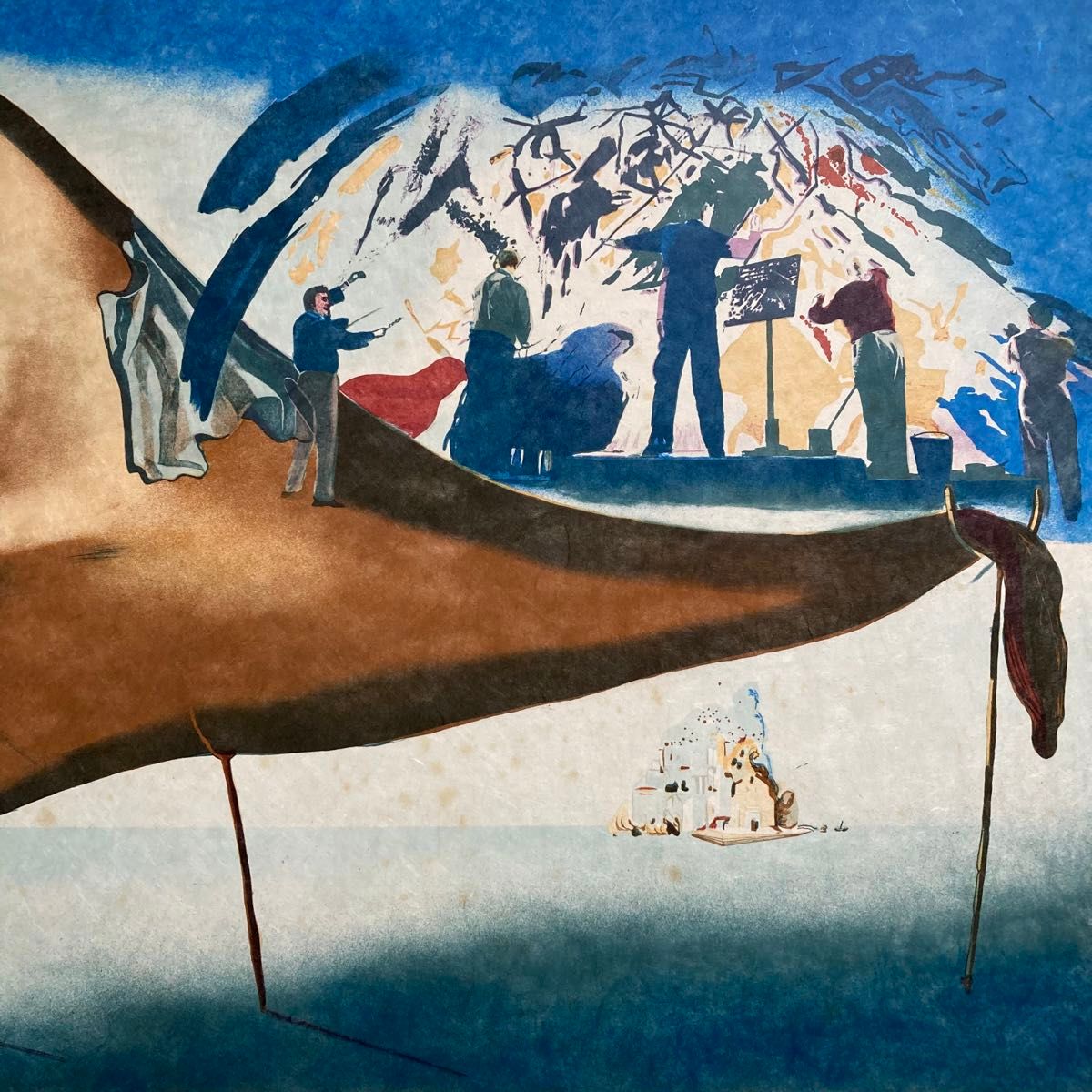 真作】サルバドール・ダリ 大判リトグラフ 直筆サイン 絵画 版画 真作】サルバドール・ダリ 大判リトグラフ 直筆サイン 絵画 版画