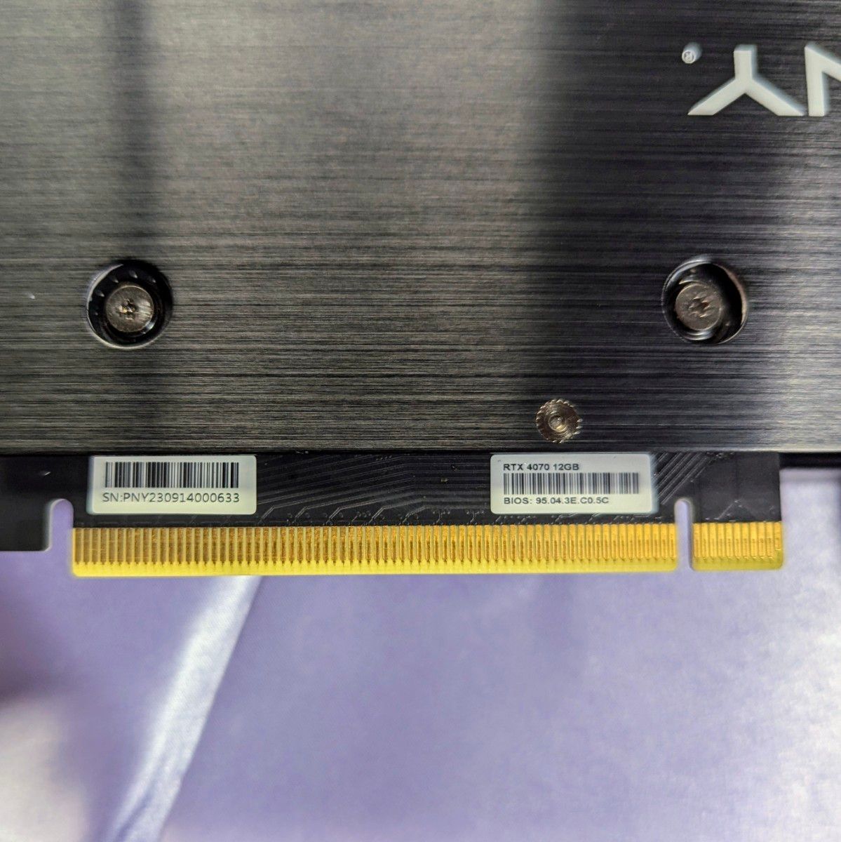 ジャンク】PNY GeForce RTX 4070 12GB|Yahoo!フリマ(旧PayPay ジャンク】PNY GeForce RTX 4070 12GB|Yahoo!フリマ(旧PayPay