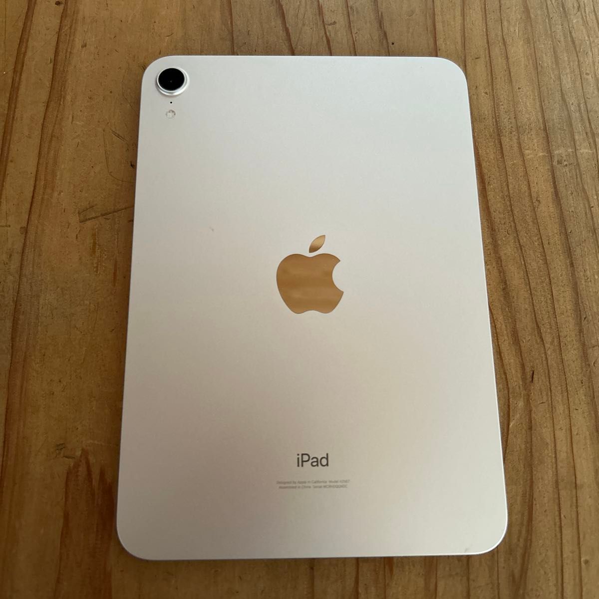 バッテリー容量100% iPad mini 第6世代 Wi-Fiモデル スター バッテリー容量100% iPad mini 第6世代 Wi-Fiモデル スター