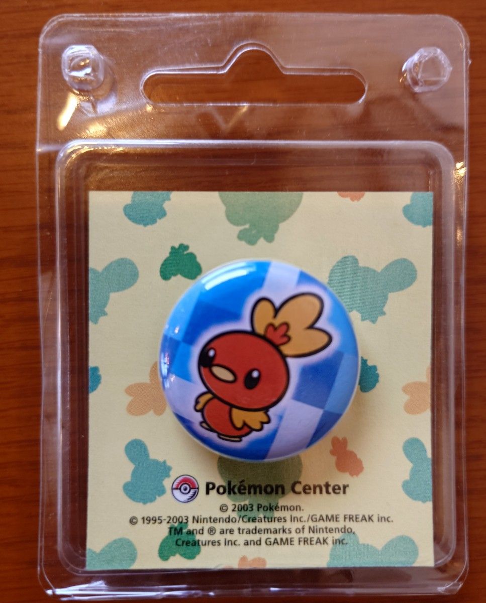 ポケモンセンター 2003 缶バッジ アチャモ キモリ ミズゴロウ ポケモンセンター 2003 缶バッジ アチャモ キモリ ミズゴロウ