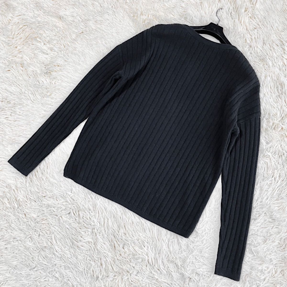 新品 Theory セオリー カーディガン ウール カシミヤ ブラック S 新品 Theory セオリー カーディガン ウール カシミヤ ブラック S