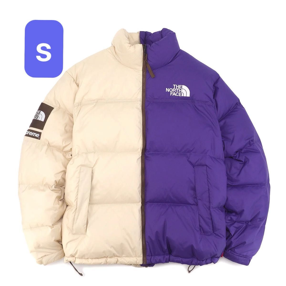 Supreme x The North Face Split Nuptse Jacket Tan Supreme x The North Face Split Nuptse Jacket Tan