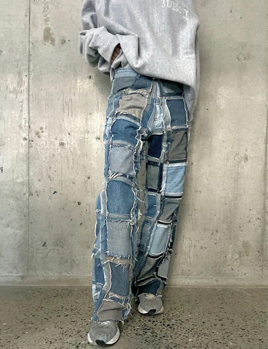 Juemi Vintage Remake Denim (リメイクデニム)|Yahoo!フリマ Juemi Vintage Remake Denim (リメイクデニム)|Yahoo!フリマ