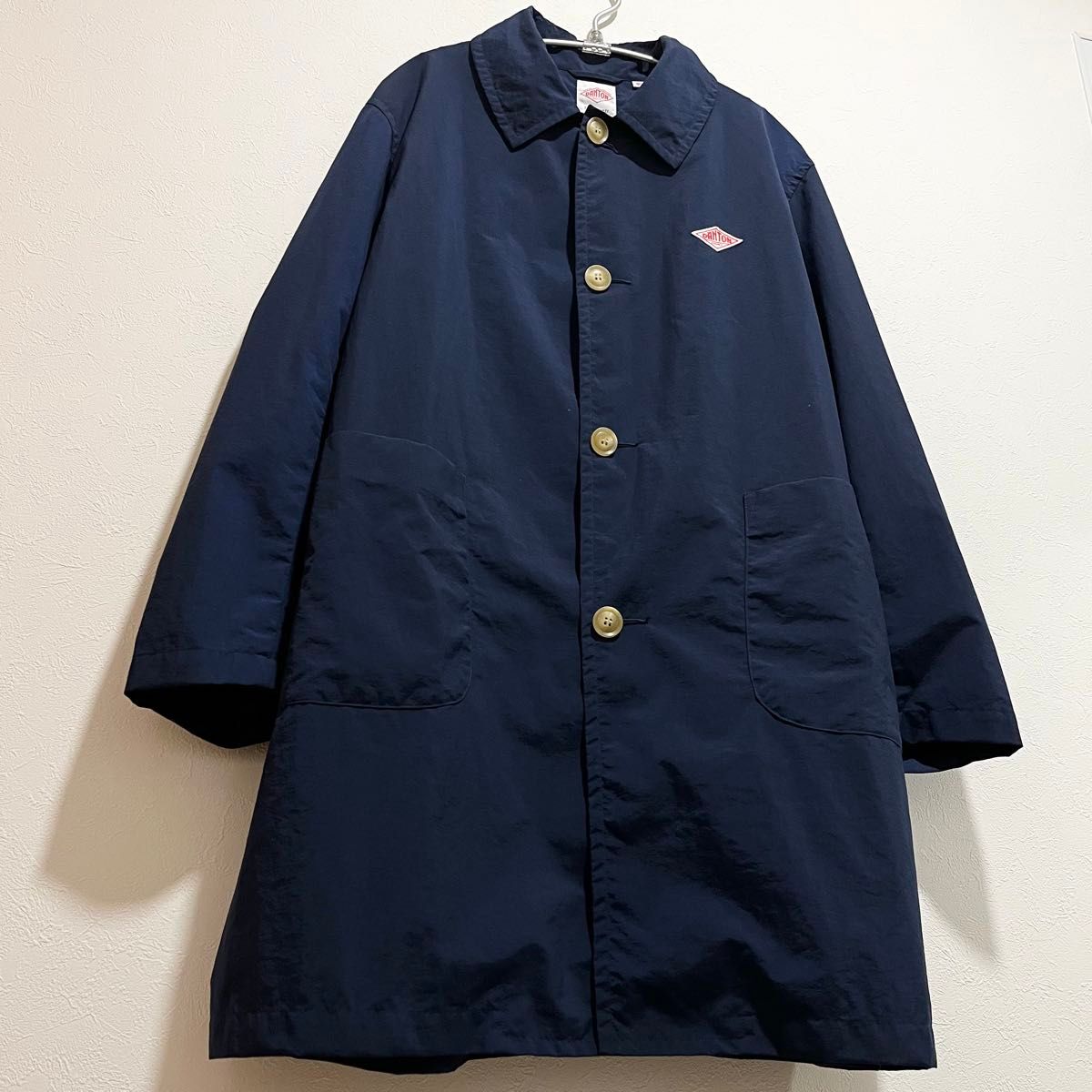 DANTON ダントン ナイロンタフタコート ネイビー size40 L DANTON ダントン ナイロンタフタコート ネイビー size40 L