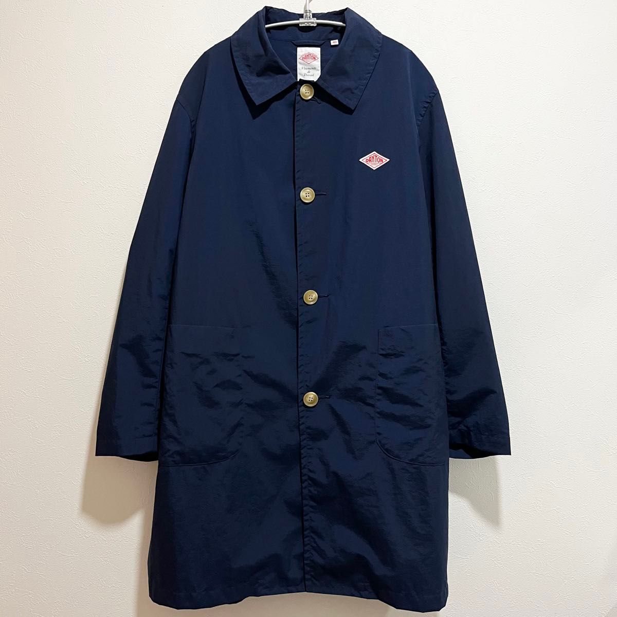 DANTON ダントン ナイロンタフタコート ネイビー size40 L DANTON ダントン ナイロンタフタコート ネイビー size40 L