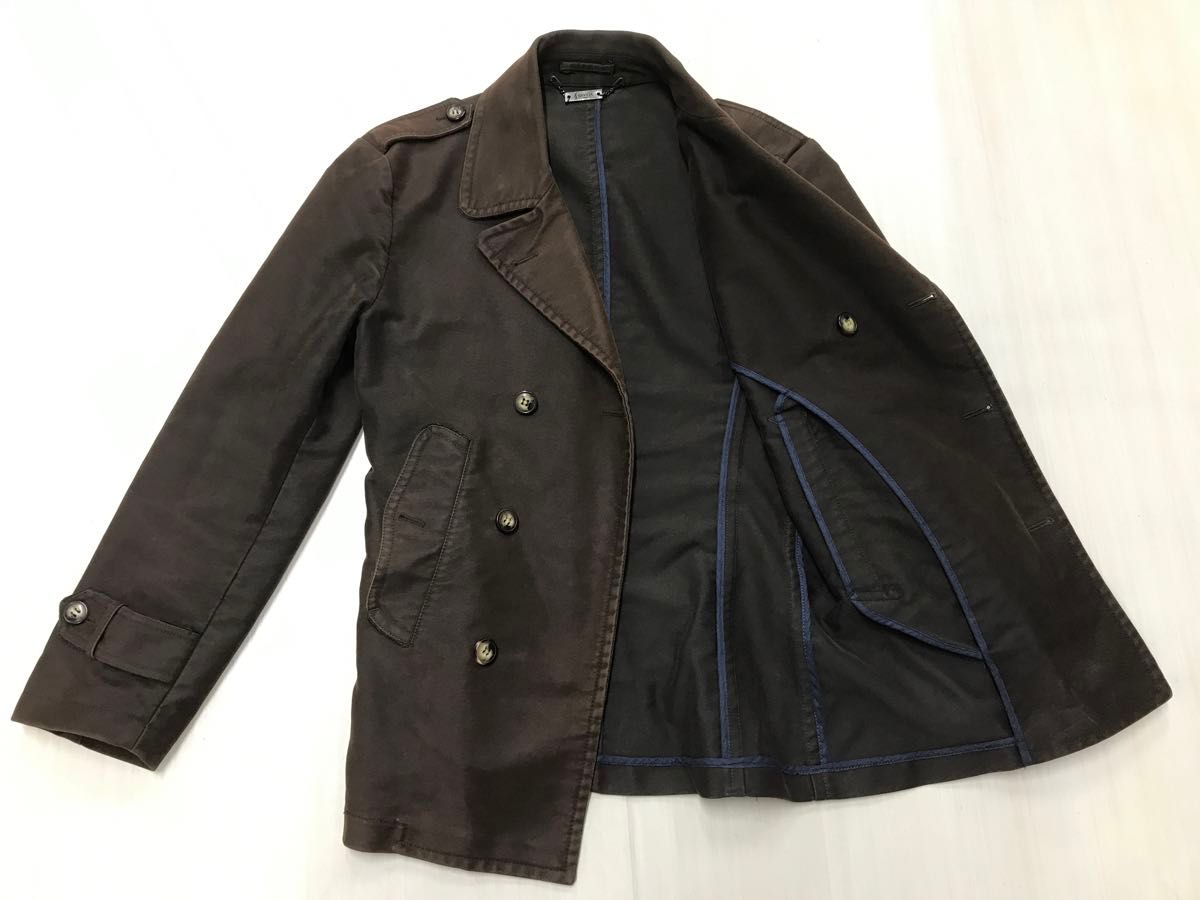 シヴァリアデニム コットンピーコート MADE IN ITALY