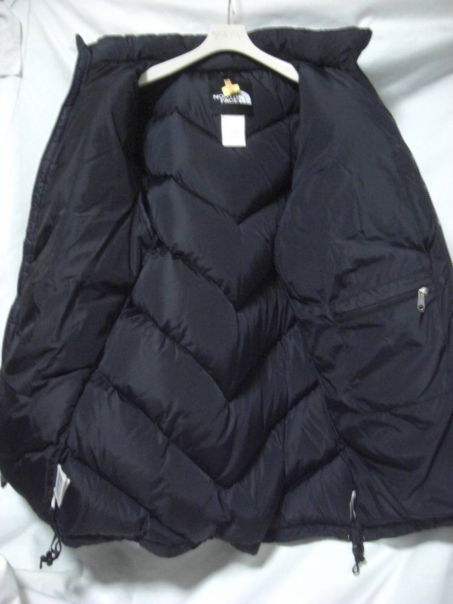 90s THE NORTH FACE ASCENT COAT アセントコート ダウン コート NAVY x BLACK M (J-14-20)_画像3