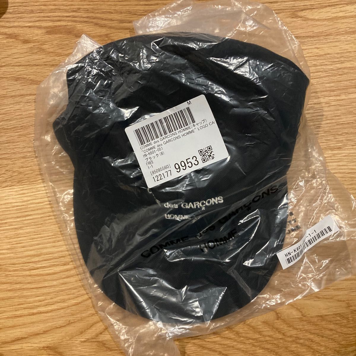 COMME des GARCONS HOMME CAP コムデギャルソンオム ロゴ COMME des GARCONS HOMME CAP コムデギャルソンオム ロゴ