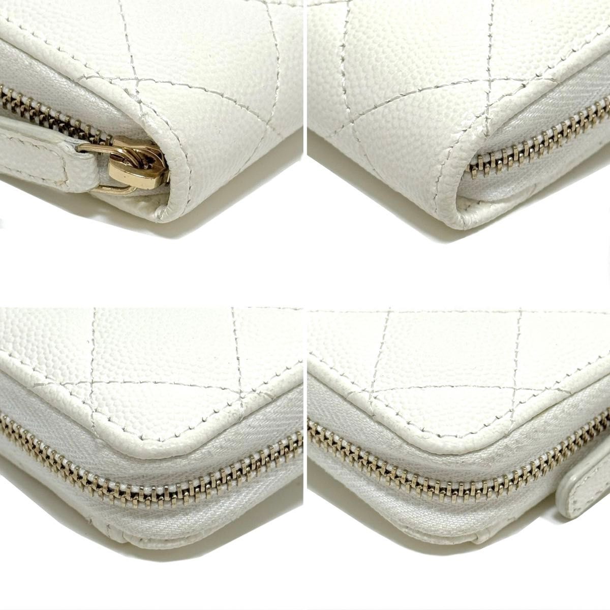 ◆CHANEL◆シャネル コインケース ホワイト シャネル コインケース 小銭入れ ミニウォレット コンパクト