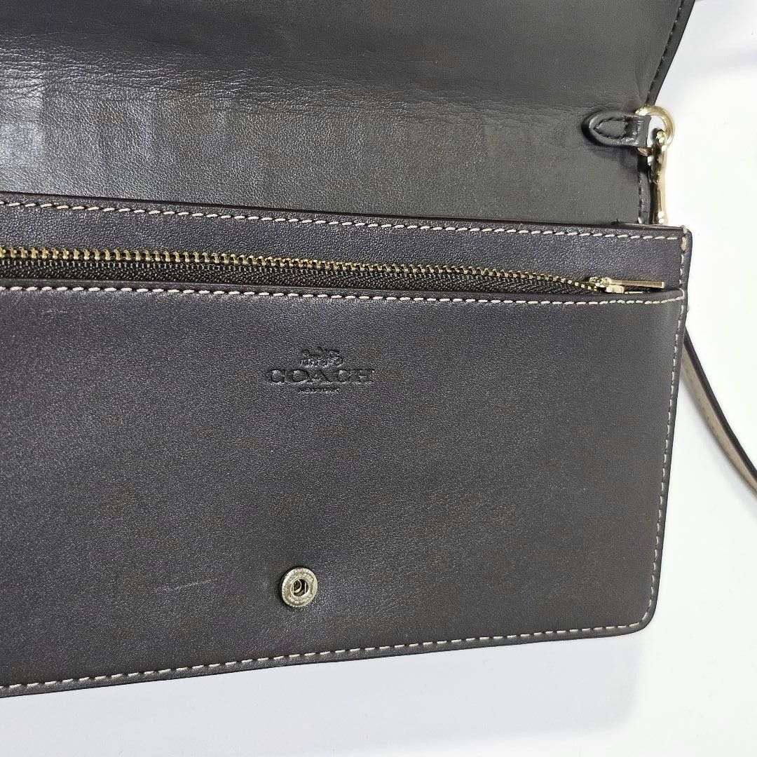 COACH コーチ ショルダーウォレット パイソンレザー 蛇革 財布 COACH コーチ ショルダーウォレット パイソンレザー 蛇革 財布