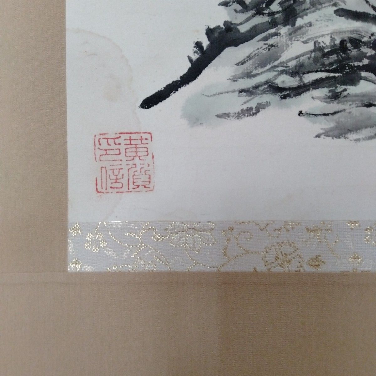 中国絵画 山水画掛軸 中国骨董【山水画名作】画面サイズ縦約84 中国絵画 山水画掛軸 中国骨董【山水画名作】画面サイズ縦約84