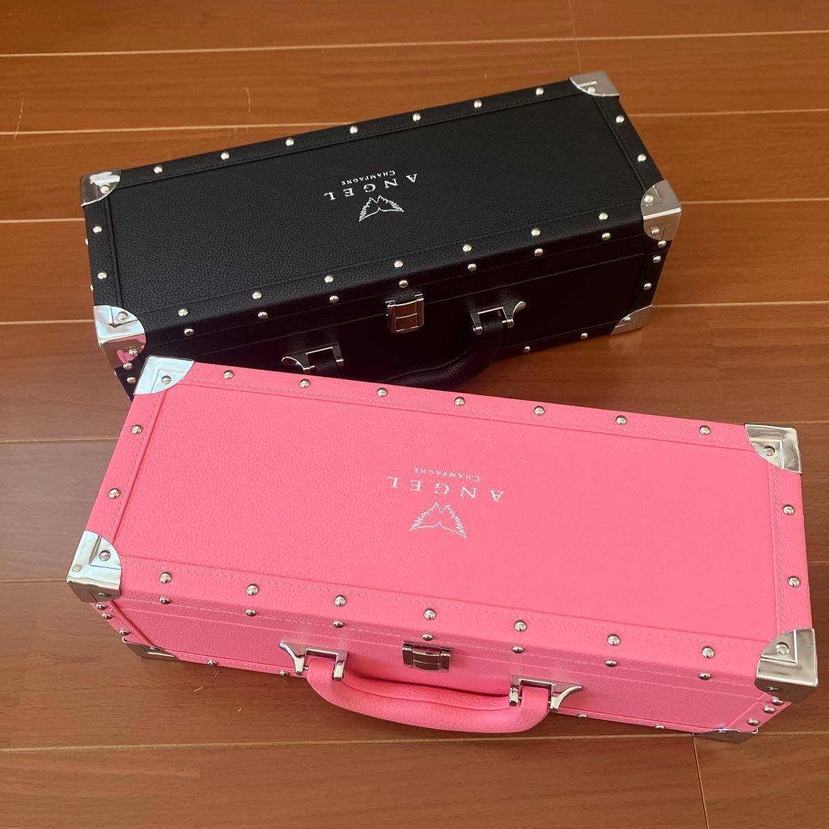 エンジェル シャンパン ピンク 黒(ブラック) 空箱|Yahoo!フリマ エンジェル シャンパン ピンク 黒(ブラック) 空箱|Yahoo!フリマ