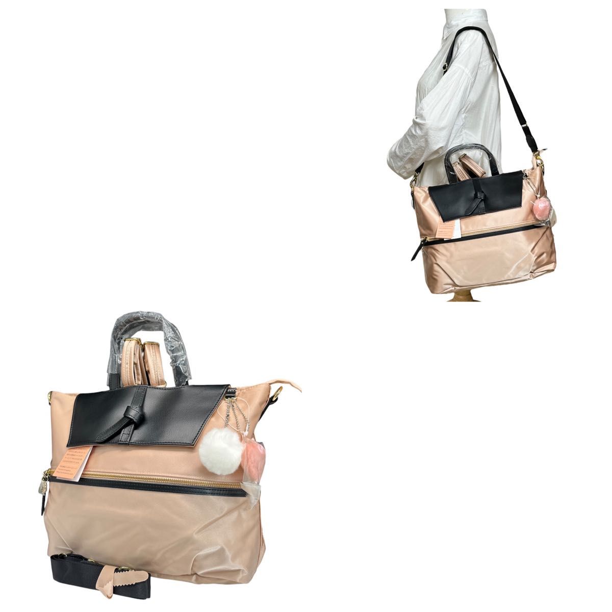 新品 カナナプロジェクト リュック ユリシリーズ 3way ピンク 新品 カナナプロジェクト リュック ユリシリーズ 3way ピンク