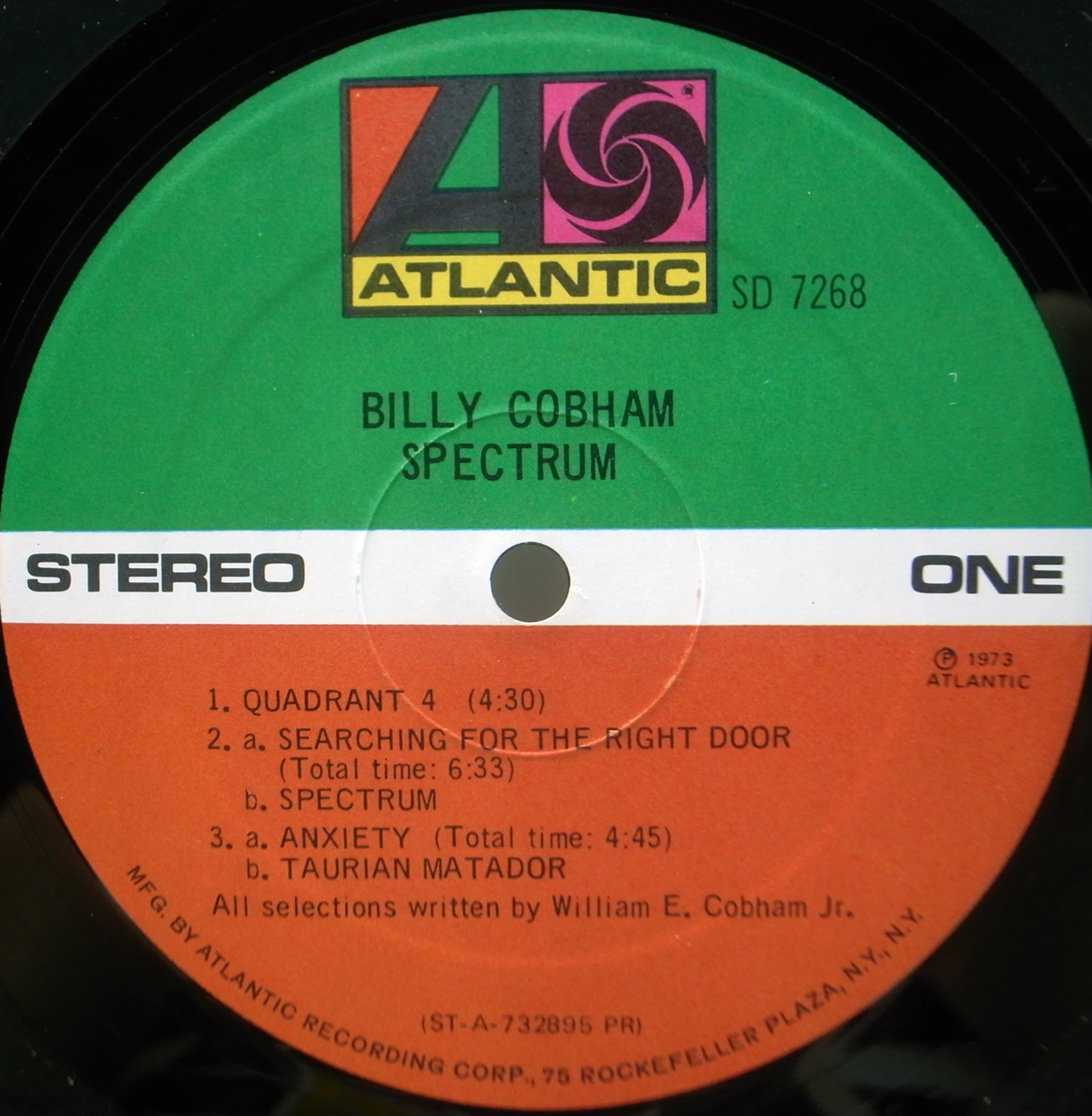 【ドラムブレイク／サンプリング】良好盤!! USオリジナル BILLY COBHAM Spectrum (初版1841BROADWAY) ディープ・サイケ・ジャズ Jan Hammer_画像4