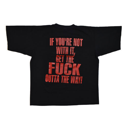 【Vintage T-Shirt / ヴィンテージ Tシャツ】MARILYN MANSON Bootleg GET THE FUCK OUTTA THE WAY! , マリリン・マンソン《SIZE : XL》_画像2