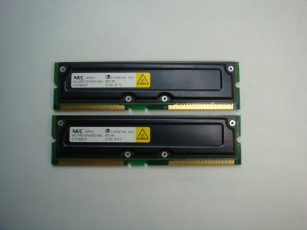 *NEC memory /512MB(2 sheets total 1GB)/PC800-45/RIMM/16d ECC*