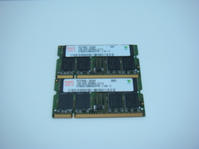  Note for hynix made memory /PC2700S/DDR/333mHZ/1GB(2 sheets total 2GB)/CL2.5