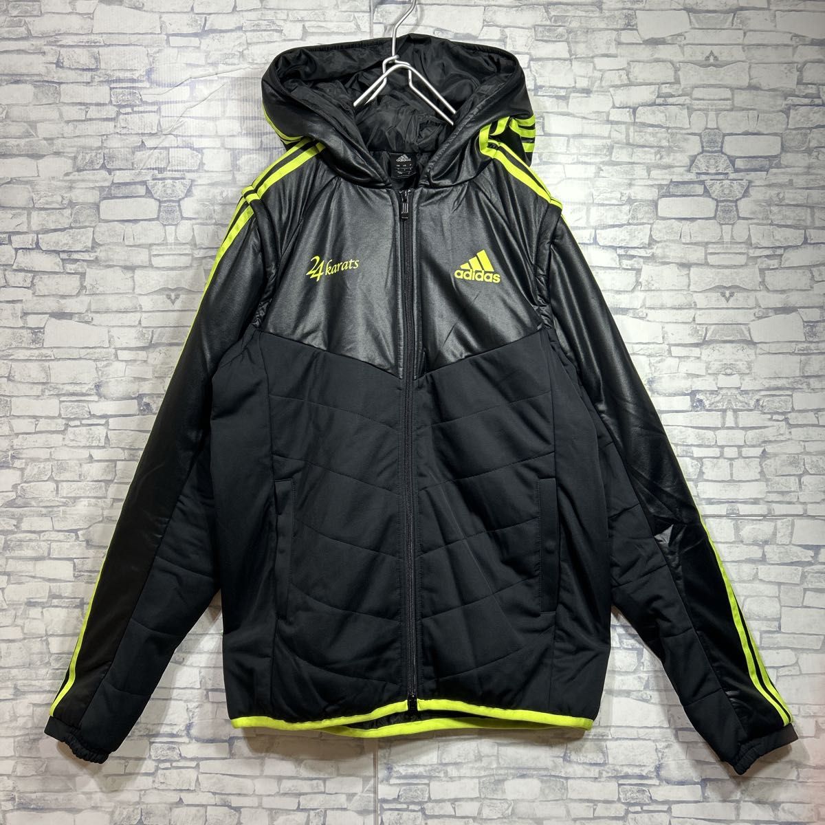 希少 adidas×24karats コラボ ビックロゴ2wayダウンジャケット 希少 adidas×24karats コラボ ビックロゴ2wayダウンジャケット