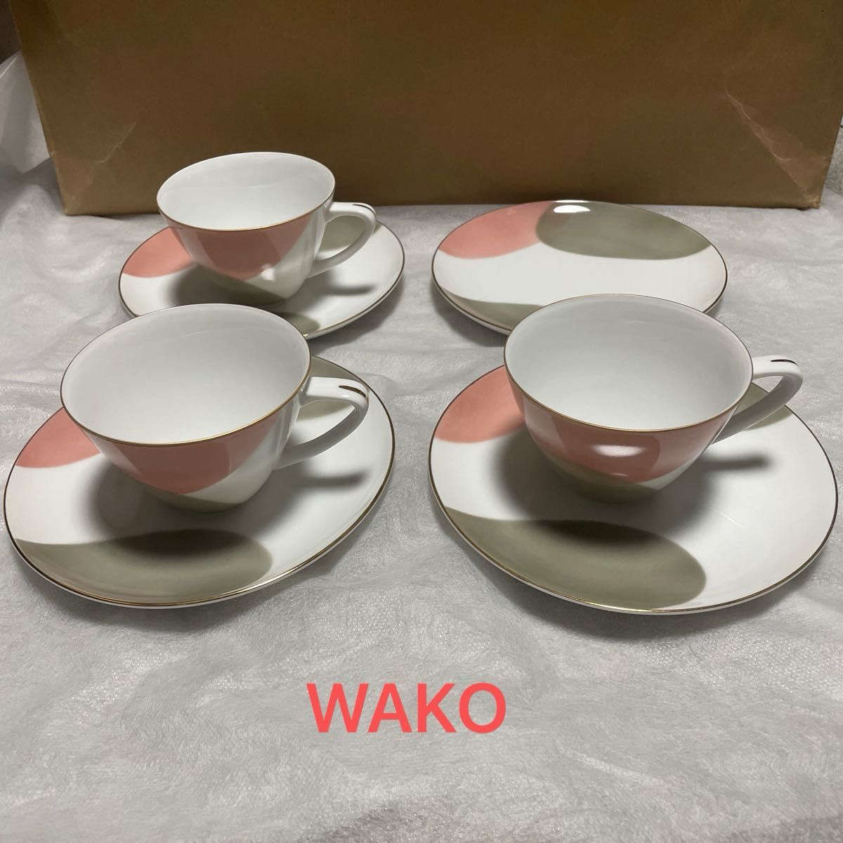昭和レトロ WAKO chinaティーカップ&ソーサー|Yahoo!フリマ 昭和レトロ WAKO chinaティーカップ&ソーサー|Yahoo!フリマ
