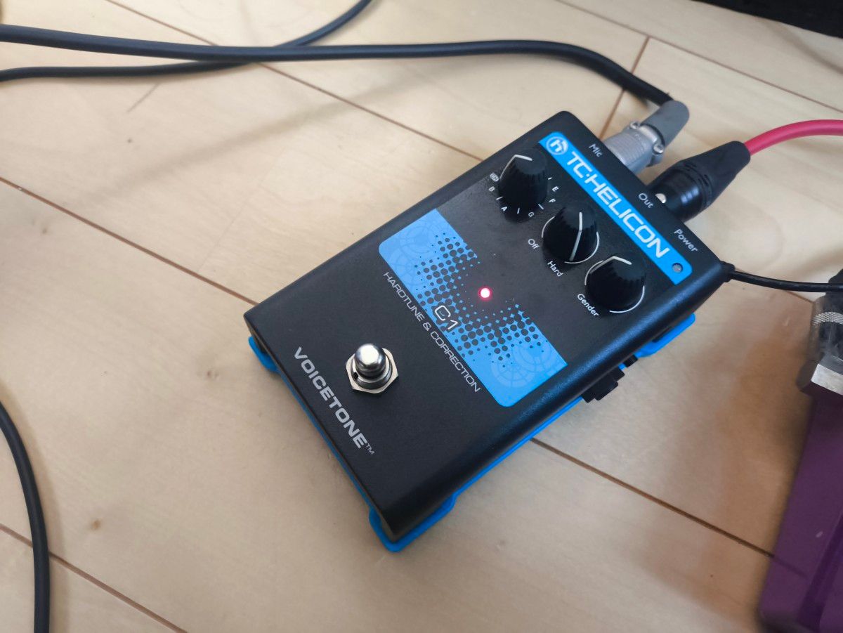TC helicon VoiceTone C1 ボーカルエフェクター オートチューン TC helicon VoiceTone C1 ボーカルエフェクター オートチューン