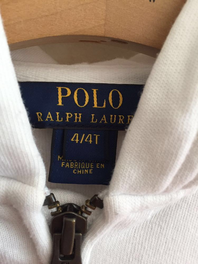 【送料無料】中古 RALPH LAUREN ラルフローレン パーカー サイズ4/4T_画像2