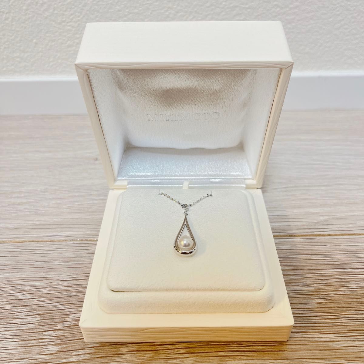 MIKIMOTO ペンダント ネックレス シルバー 雫 ミキモト パール MIKIMOTO ペンダント ネックレス シルバー 雫 ミキモト パール