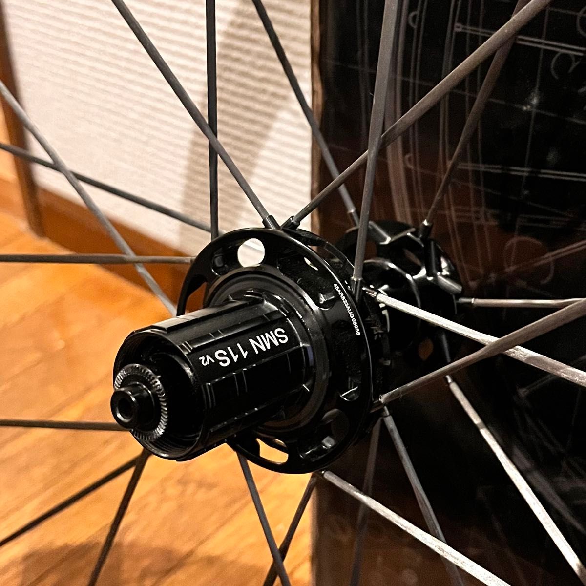 美品 WINSPACE LUN HYPER 23 SE R45 カーボンホイールセット 美品 WINSPACE LUN HYPER 23 SE R45 カーボンホイールセット