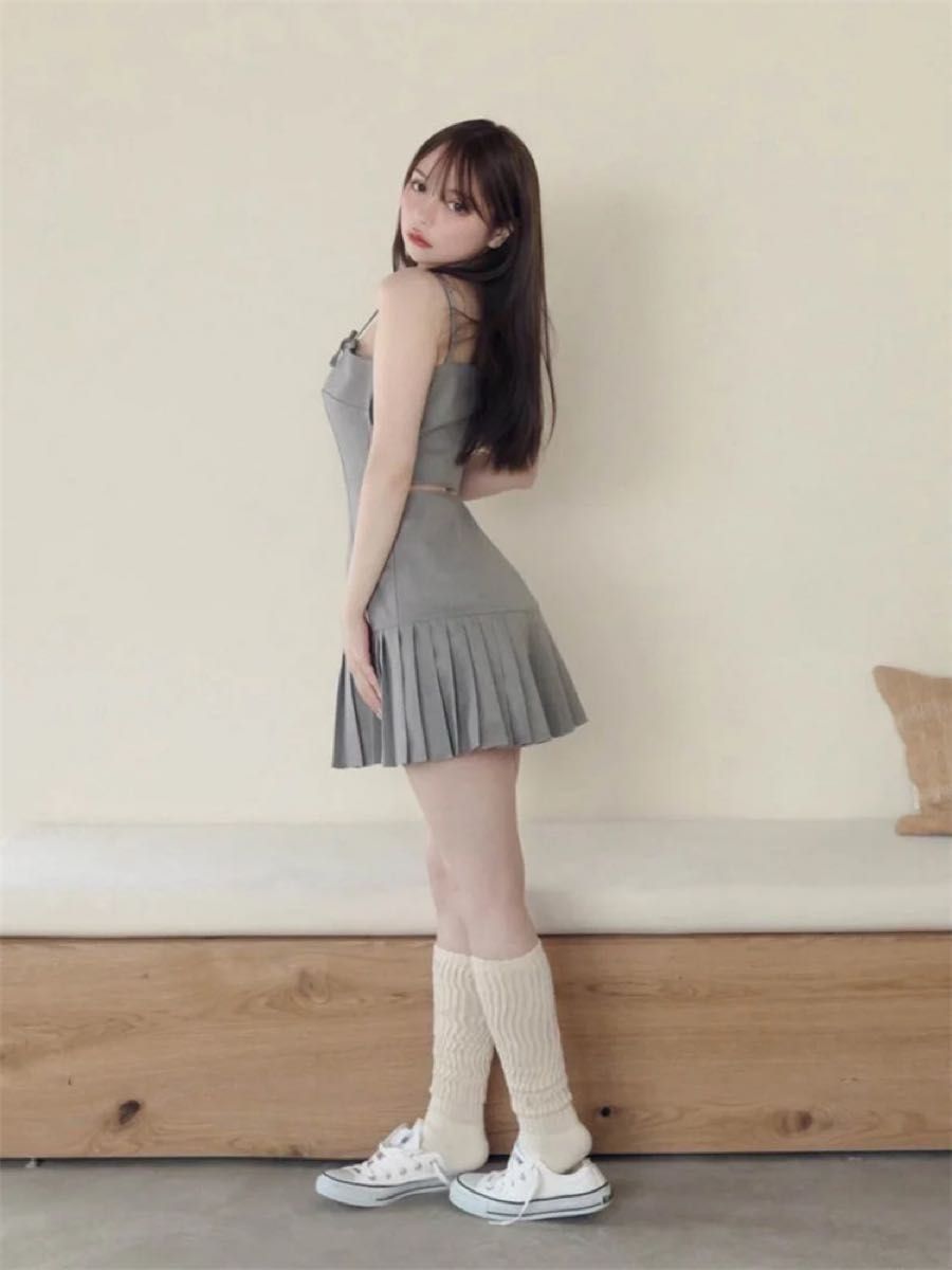 andmary Karen knit set mini dress gray アンドマリー|Yahoo andmary Karen knit set mini dress gray アンドマリー|Yahoo