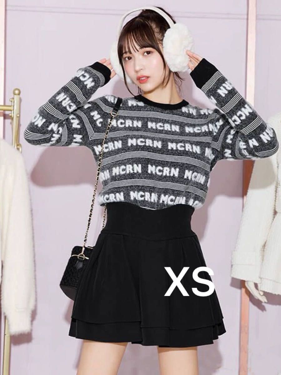 ミシェルマカロン 殿堂入り 美脚になれるスカート ブラック XS ミシェルマカロン 殿堂入り 美脚になれるスカート ブラック XS