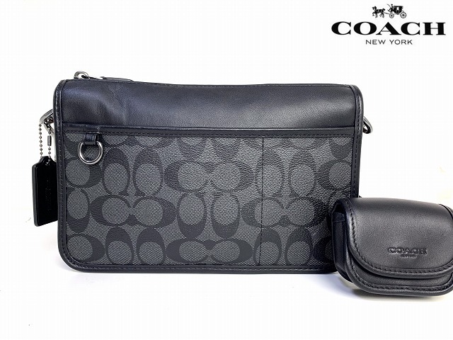 極美品 送料無料 コーチ メンズ レディース COACH シグネチャー 極美品 送料無料 コーチ メンズ レディース COACH シグネチャー