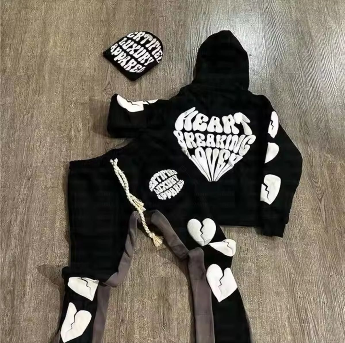 UK USドリル セットアップ tears y2k trapstar パーカー UK USドリル セットアップ tears y2k trapstar パーカー