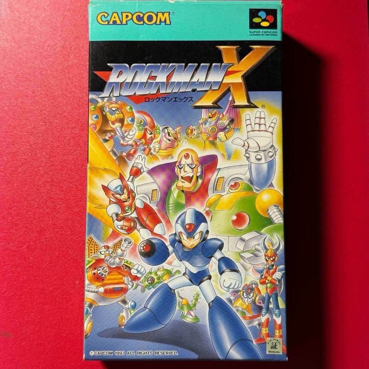 ー品販売 動作確認済】ロックマンX CAPCOM スーパーファミコンソフト アクション