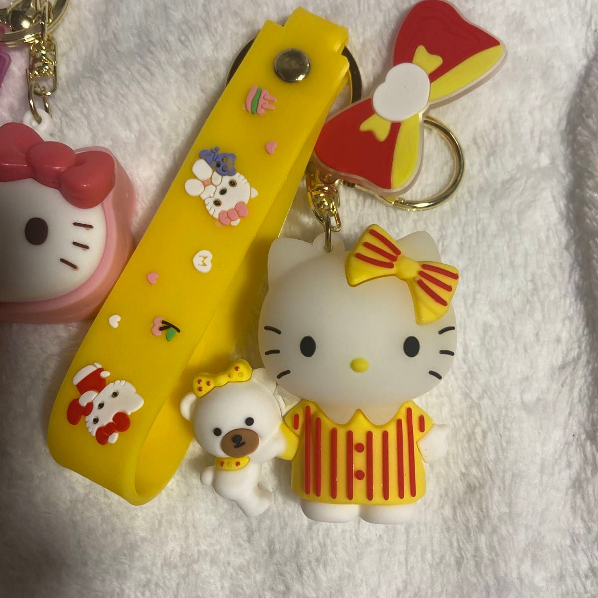 サンリオ ハローキティ キーホルダー ストラップ 3点セット サンリオ ハローキティ キーホルダー ストラップ 3点セット