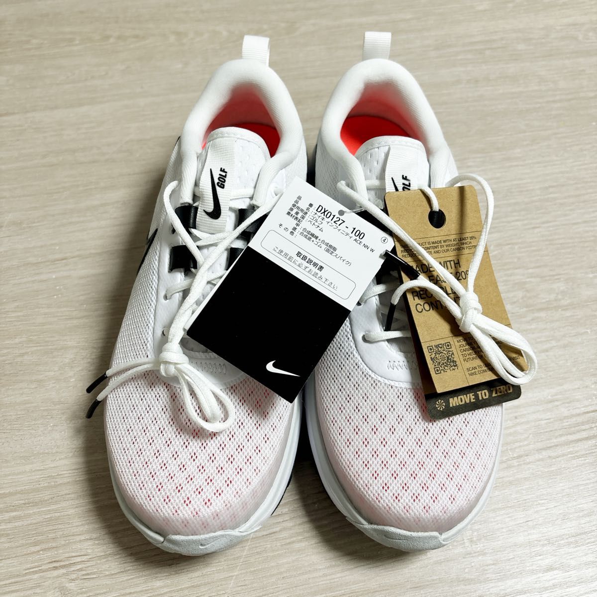 定価14300円 新品 NIKE レディース ゴルフシューズ ホワイト 定価14300円 新品 NIKE レディース ゴルフシューズ ホワイト